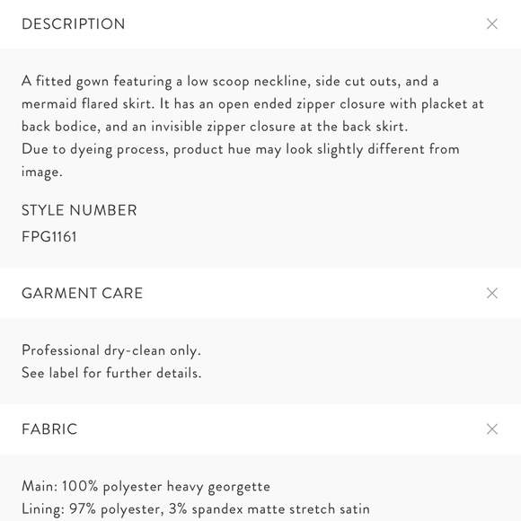 Black Georgette Fame & Partners Gown - Picture 6 of 6